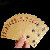 Repus - Cartes à jouer Premium - PVC - Résistant à l'eau - Poker et jeux de cartes - Cartes à jouer - Noël - Cadeau - Or