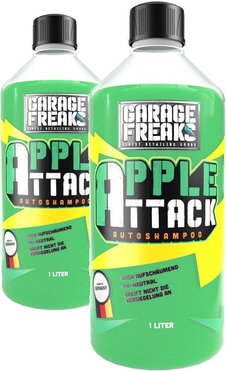 2x Garage Freaks Shampoo 1000 ML voordeel set