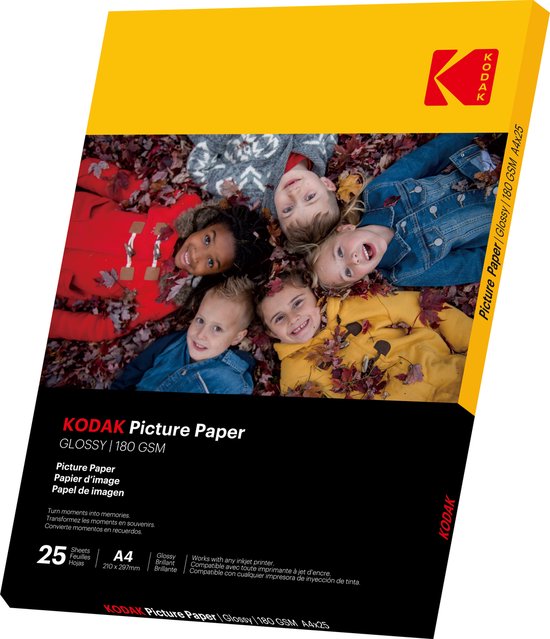 Kodak Fotopapier - Picture Paper Glossy - 180g/m² - A4 - 25 vellen