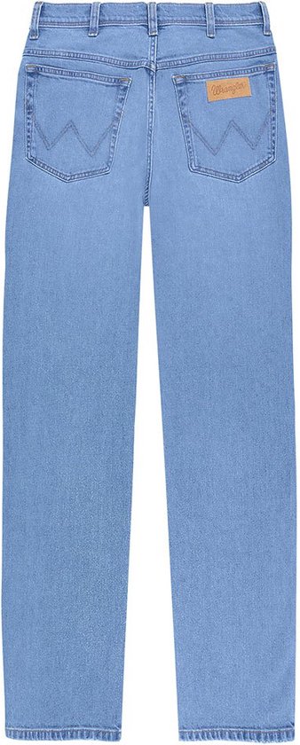 Wrangler Texas Str Heren Regular Fit Jeans Blauw - Maat W34 X L32