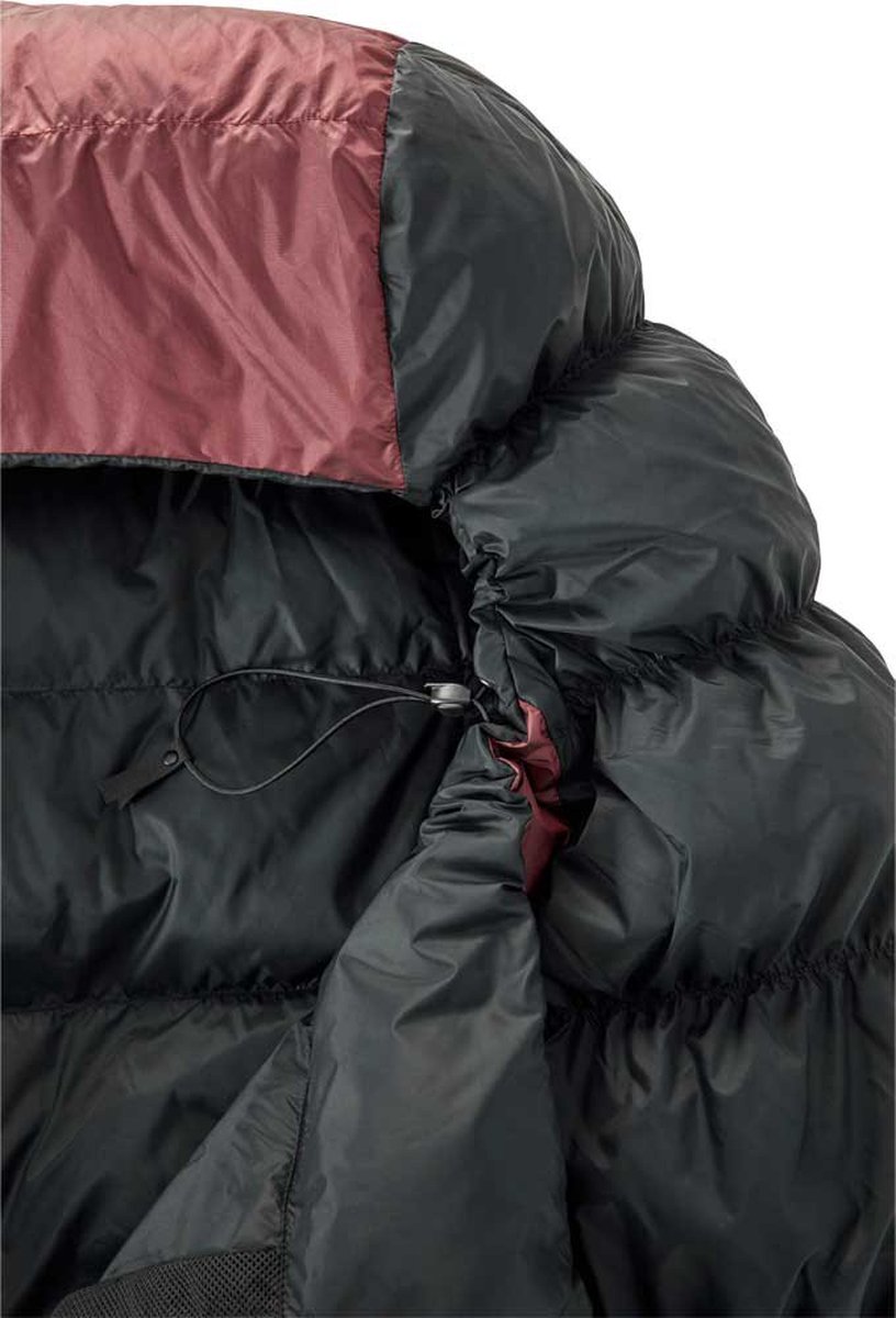 Nordisk Voyage 300 Sac de couchage Rouge,Noir Standard - Fermeture gauche