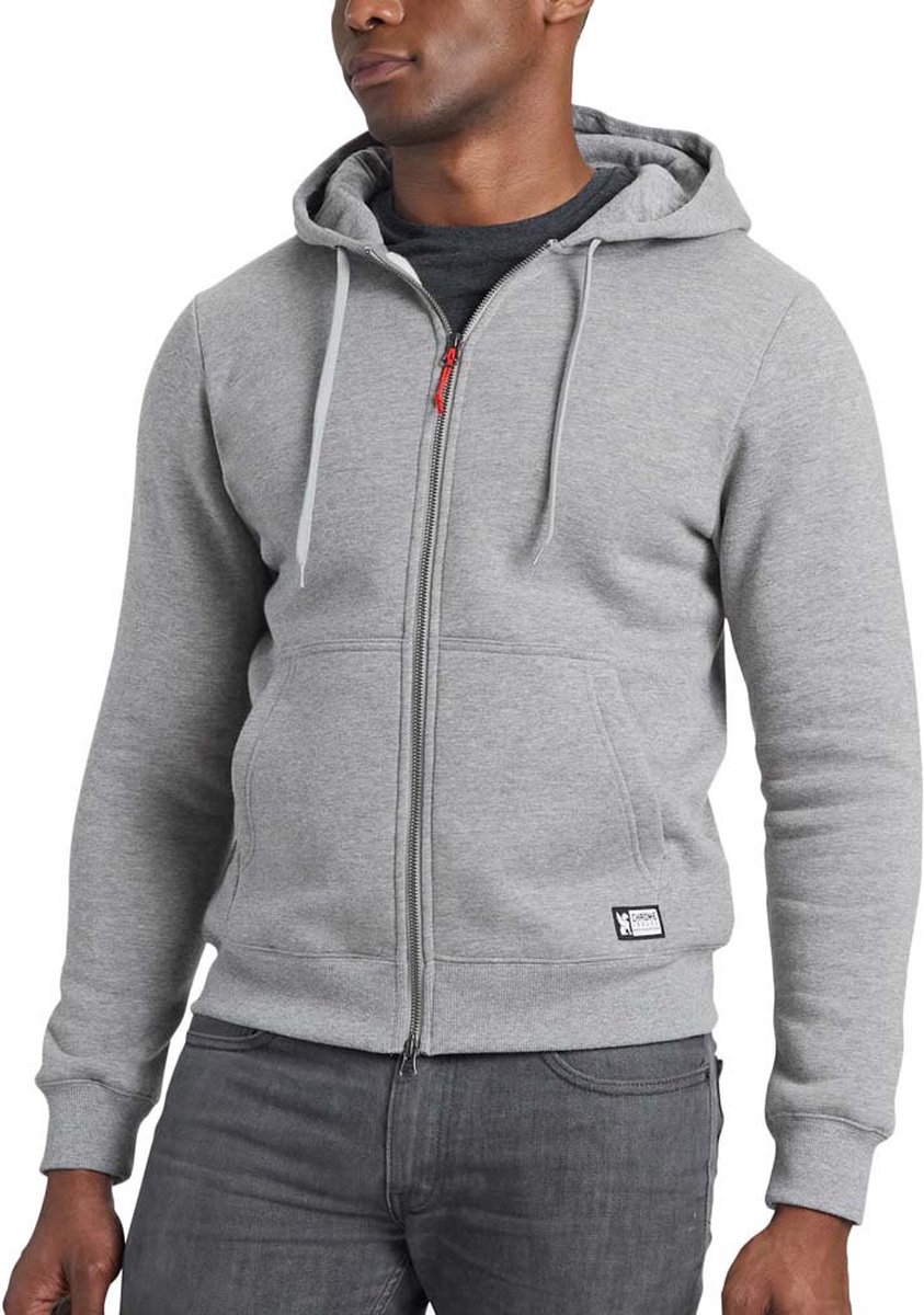 Chrome Issued Sweatshirt Met Volledige Rits Grijs M Man