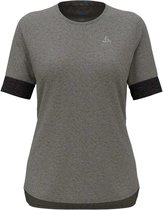 Odlo Crew Ride 365 T-shirt Met Korte Mouwen Grijs S Vrouw