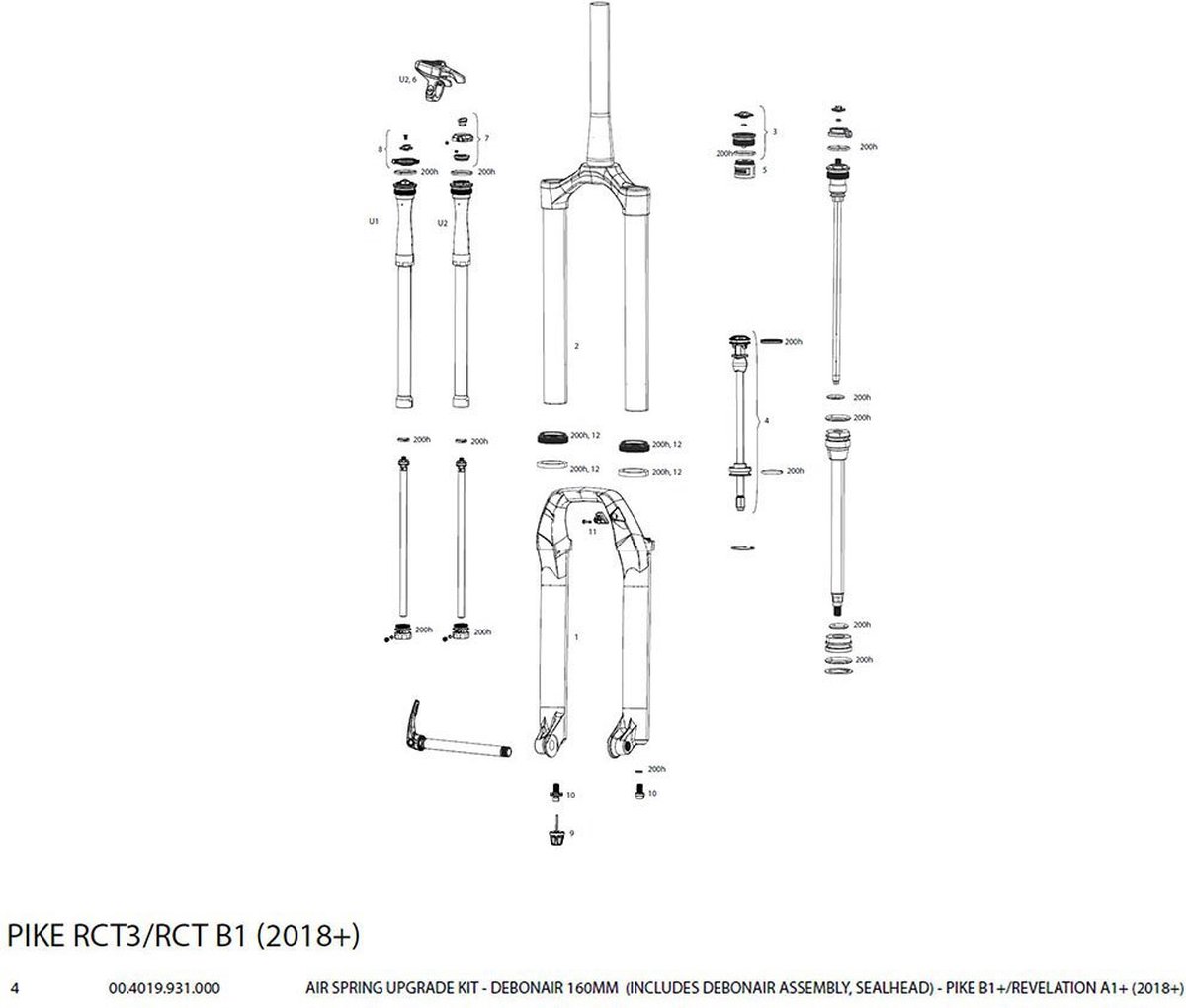 Arrière L et R 5102.GN/5102.R8 de ressort pneumatique de suspension de Citroën C4 Picasso