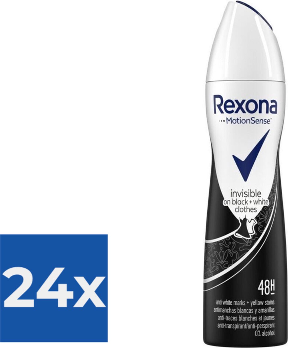 Rexona Deodorant Spray Invisible Diamond 150 ml Voordeelverpakking 24 stuks