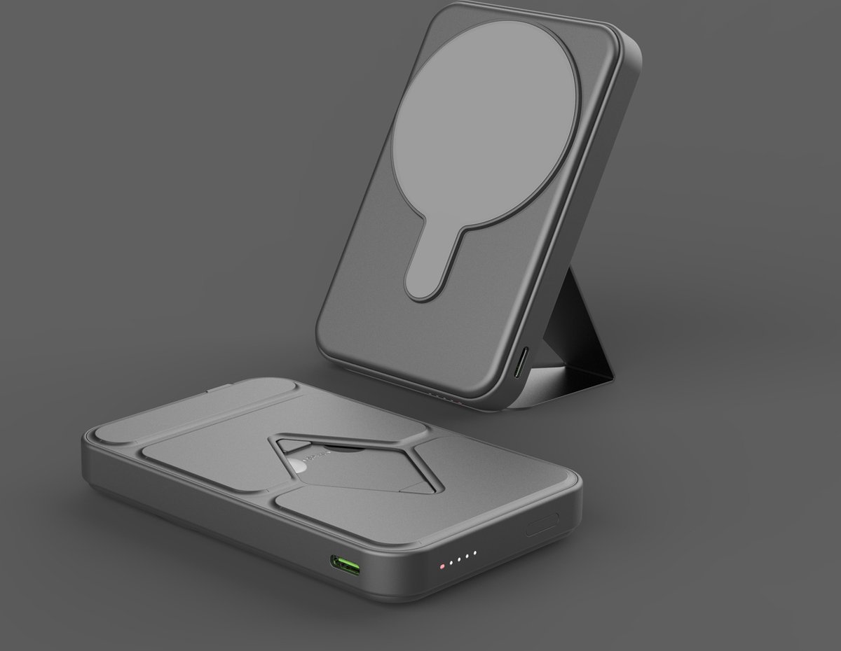 Appolix Draadloze Powerbank 10000 mAh met Quick Charge - afbeelding 2