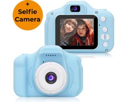 foto van Denver Kindercamera Full HD - Selfie Camera - 40MP - Digitale Camera Kinderen - Foto en Video - Spelletjes - KCA1340 - Blauw