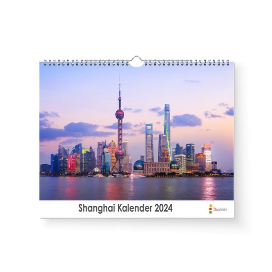XL 2024 Kalender Jaarkalender Shanghai bol