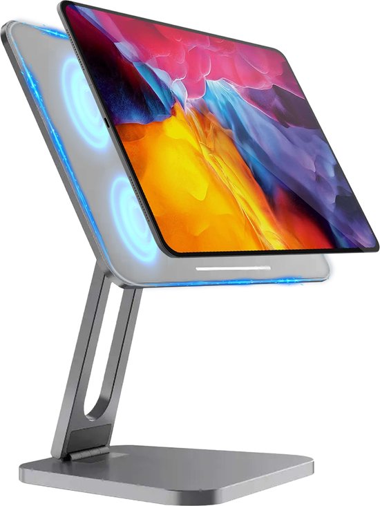 Spigen IPad Ladestation: 18W Magnetischer Lade-Ständer | 360° Drehbar Für IPad Air & Pro, Space Grau