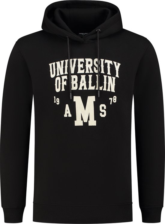 Ballin Amsterdam - Heren Regular fit Sweaters Hoodie LS - Black - Maat M