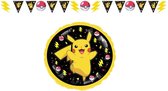 Amscan - Pokemon - Vlaggenlijn - Folieballon - Versiering - Kinderfeest.