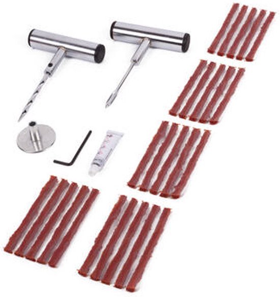 Benson Complete bandenreparatieset - 31-delig - Voor auto, motor en scooter - Inclusief opbergkoffer