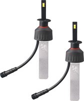 H1 koplamp set - daglichtwit 5700K - 60 Watt & 5200 Lm | 12V & 24V DC - passieve koeling