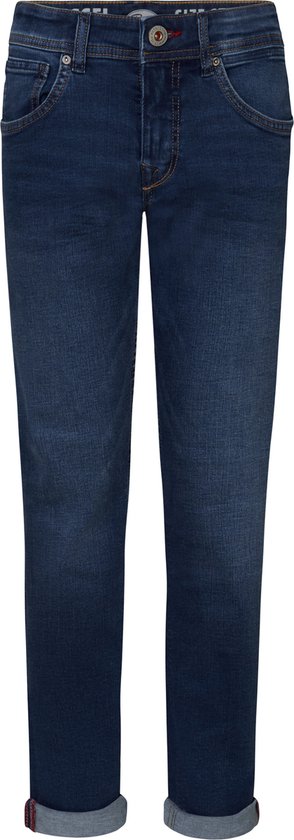 Petrol Industries - Jongens Russel regular tapered fit jeans - Blauw - Maat 104