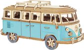 Livano Bouwpakket Hout - Kinderen - Volwassenen - Bouwpakketten Volwassenen - Auto - Vrachtwagen - Houten Puzzel - 3D - Camper