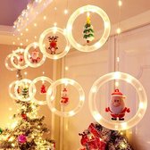 String lumineuse LED pour fenêtre de Noël , 3 m x 0 , rideau lumineux féerique avec 8 modes, Décoration de Noël pour fête intérieure, mariage, chambre à coucher ( Wit chaud)