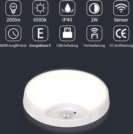 SYMYNELEC Wandlamp, draadloos, hout, oplaadbaar, led-nachtlampje met bewegingsmelder, werkt op batterijen, magnetisch nachtlampje voor trap, slaapkamer, hal (licht hout SYMYNELEC Wandlamp, draadloos, hout, oplaadbaar, led-nachtlampje met bewegingsmelder, werkt op batterijen, magnetisch nachtlampje voor trap, slaapkamer, hal (licht hout