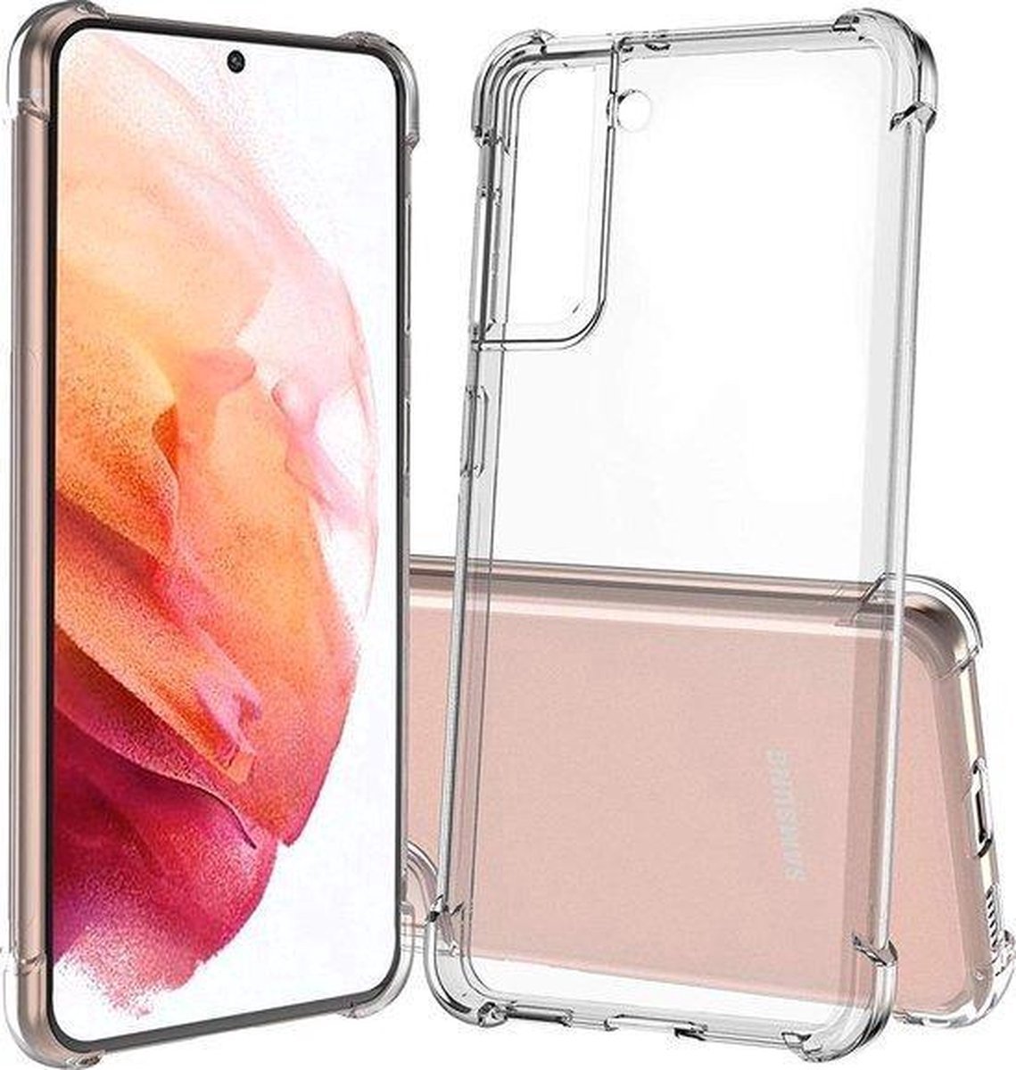 Galaxy A54 Gorilla - stevige Hoesje Shockproof - Back Cover - Luxe achterkant Telefoonhoesje Shockproof Case - Transparant