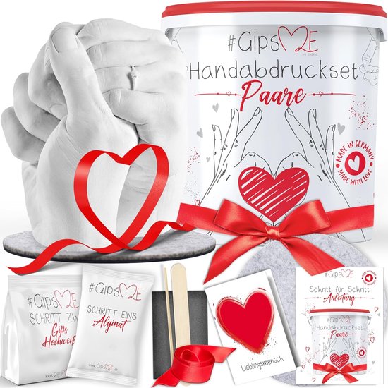 Kit de Moulage Main Couple - Kit D'empreintes Keep Love