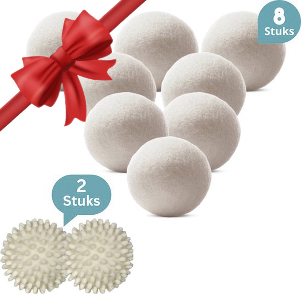 BeautyFit - 8 pièces Boules sèche-linge - 2 sèche-linge