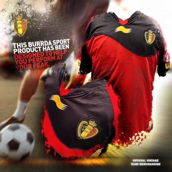 Diables Rouges - Maillot Vintage Officiel Match 2012 - enfant - rouge - 8 ans