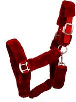 Licol Pagony Pelaje - Taille : Poney - Rouge - Polyamide