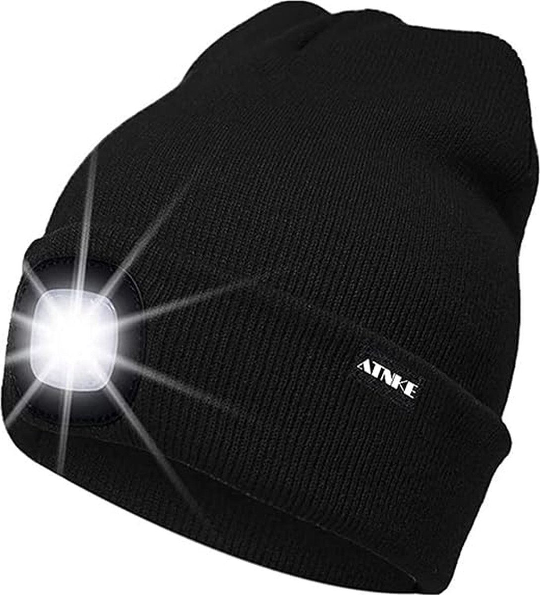 Chapeau Kikkerland de Luxe avec lampe à LED de qualité supérieure chapeau  d'hiver