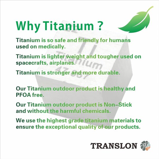 Titan Camping Set, Mok, Panbeker en Opvouwbaar Kampeerbestek inclusief Mes, Vork, Lepel en Draagtas. Titanium Producten, Lichtgewicht, Chic en Draagbaar. — afbeelding 2