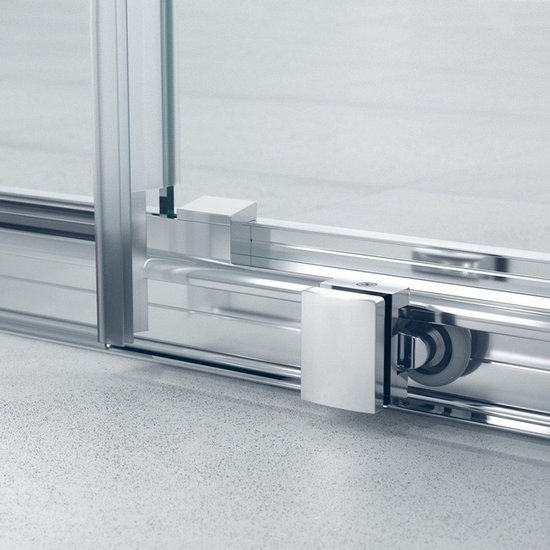 PERTURA Stalen schuifdeur industrieel 2603 grijs gerookt glas 100x215