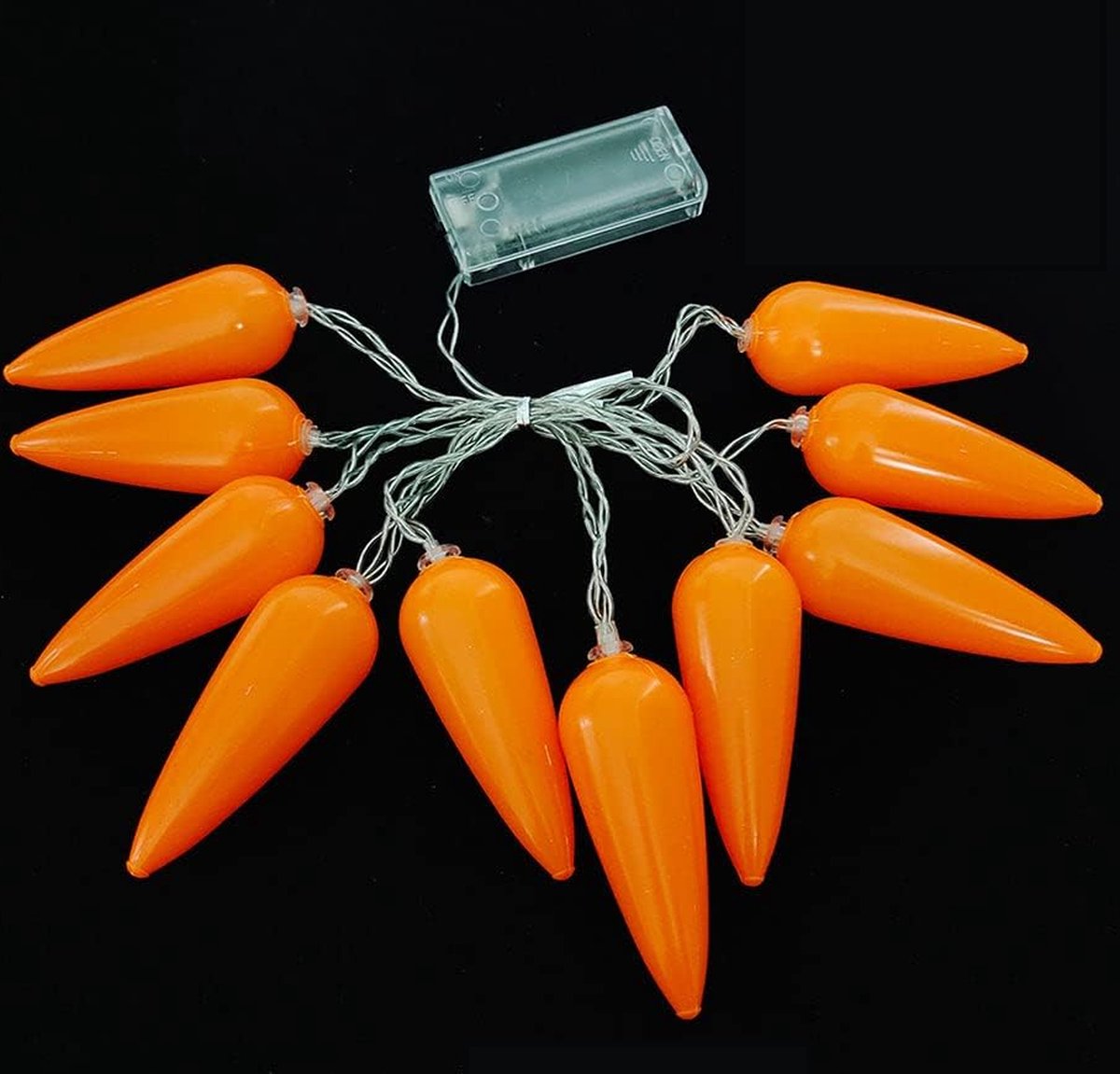 Gadgetpoint - Pasen - Easter - Paasverlichting Lichtslang met 10 Lampjes - Wortels