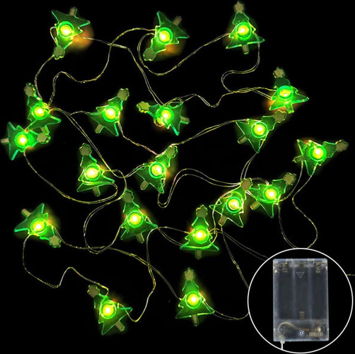 Gadgetpoint - Kerstlampjes - Lampjes - Versiering - Kerst - Kerstman - Kerstboom - Kerst - Kerstmis - Christmas - Xmas - 2m - Kerstboom