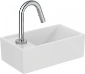 Ideal Standard Tempo fontaine en céramique 37x21cm trou robinet gauche blanc