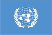VlagDirect - Verenigde Naties vlag - 90 x 150 cm