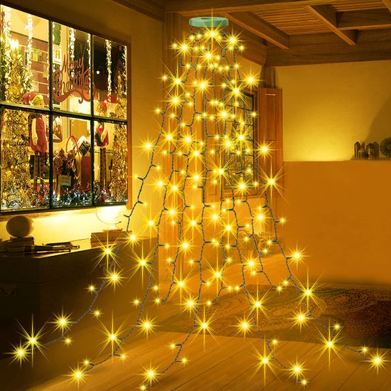 Guirlande lumineuse de Noël -Chaîne lumineuse de Noël 2m x 1m