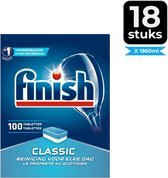 Finish Classic Regular Vaatwastabletten - 100 Stuks - Voordeelverpakking 18 stuks