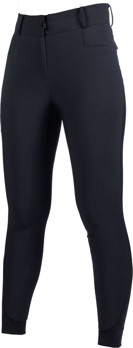 Pantalon d'équitation chauffant fond 1/1 en silicone HKM Coloris Noir  Taille Vêtements 38