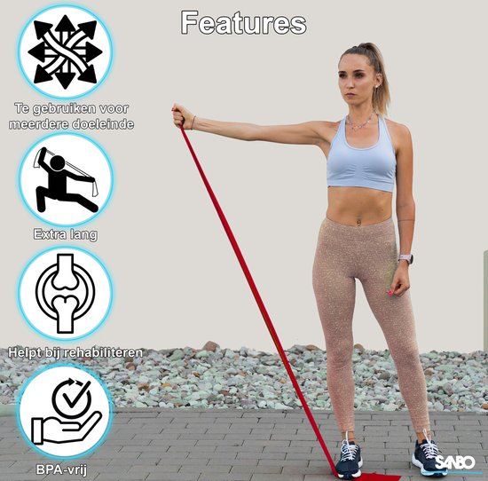 CONQUS Weerstandsbanden, fitnessbanden, loopband, weerstandsband CONQUS Weerstandsbanden, fitnessbanden, loopband, weerstandsband