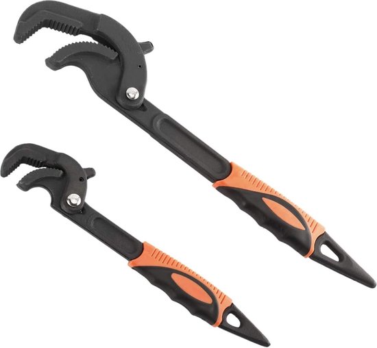 Verstelbare moersleutel Verstelbare Shifting Spanner Legering Multifunctionele Schacht Loodgieterswerk Badkamer Hand Tool voor het Aanhalen of losmaken Moeren en Bouten