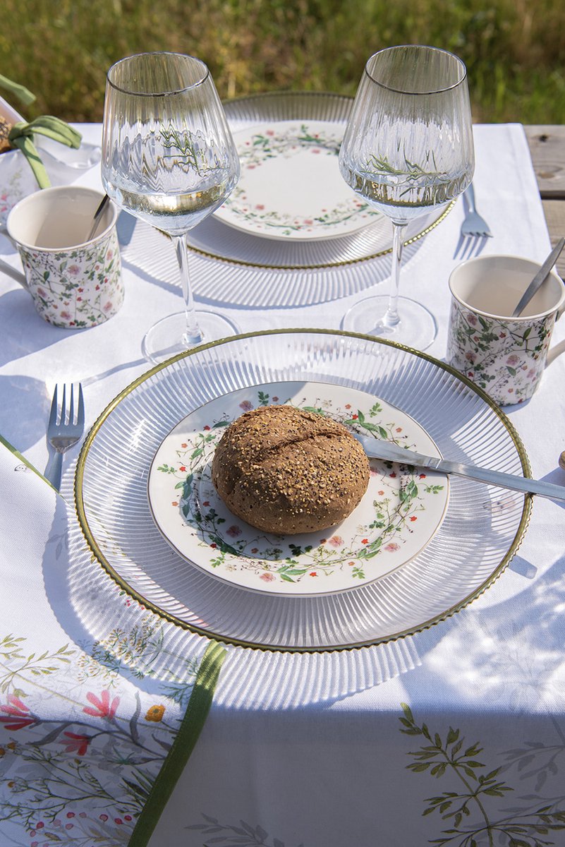 Clayre & Eef Servetten Katoen Set van 6 40x40 cm Wit Katoen — cadeau in Wonen & Interieur - foto 6