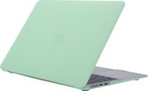 Mobigear Cream Matte Case adapté pour Apple MacBook Air 15 pouces A2941 (2023) Cover Hardshell MacBook Case - Vert