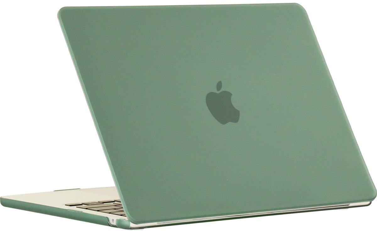 Mobigear Laptophoes geschikt voor Apple MacBook Air 15 Inch (2023-2025) Hoes Hardshell Laptopcover MacBook Case | Mobigear Matte - Groen - Model A2941 / A3114 / A3241
