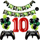 Snoes Mega Game Gamers Helium Verjaardags Ballonnen Feestdecoratie Red Cijfer Ballon nr 10