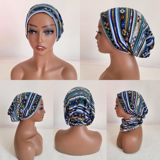 TININNA Stretch Katoen Print Tulband Hoofddoek Hoofddeksels Vrouwen Moslim Beanie Sjaal Bandana Hoed Chemo Kanker Chemotherapie Haaruitval Slaap Caps