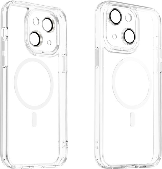 Valenta Back Cover Trend MagSafe iPhone 15 - Lensbeschermer - Transparant