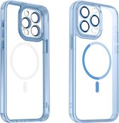 Valenta Back Cover Trend MagSafe iPhone 14 Pro Max - Protecteur d'objectif - Blauw