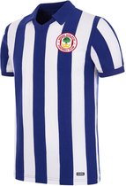 COPA - Wigan Athletic FC 1980 - 81 Retro Voetbal Shirt - M - Blauw; Wit
