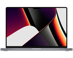 Apple MacBook Pro Apple M M1 Pro Laptop 41,1 cm (16.2") 16 GB 512 GB SSD Wi-Fi 6 (802.11ax) macOS Monterey Grijs