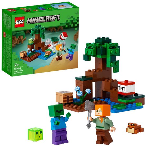 LEGO Minecraft Het Moerasavontuur Bouwset - 21240