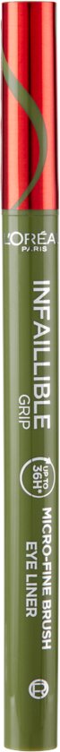 L'Oréal Paris Infaillible Grip Micro-Fine Brush Eye Liner 05 Sage Green - 0,4 g - eyeliner