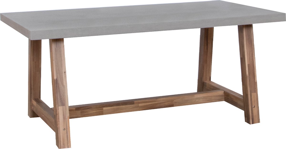 Fonteyn | Tuintafel Monda 180 x 100 cm | Betonlook/Acacia